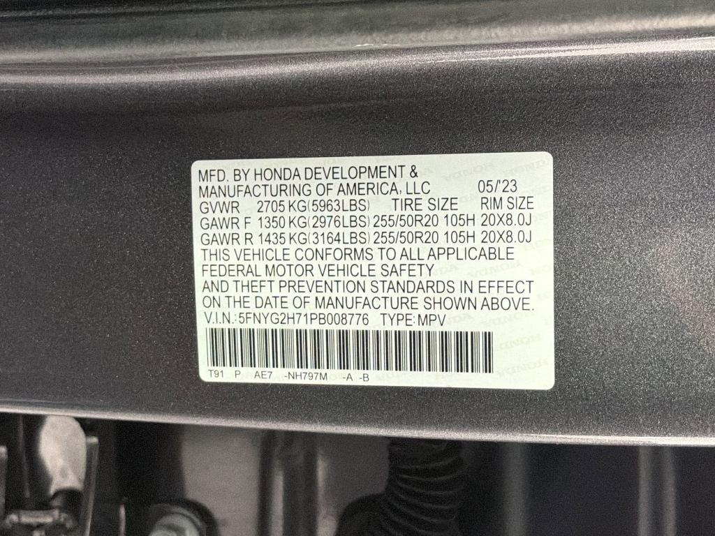 used 2023 Honda Pilot car, priced at $37,598