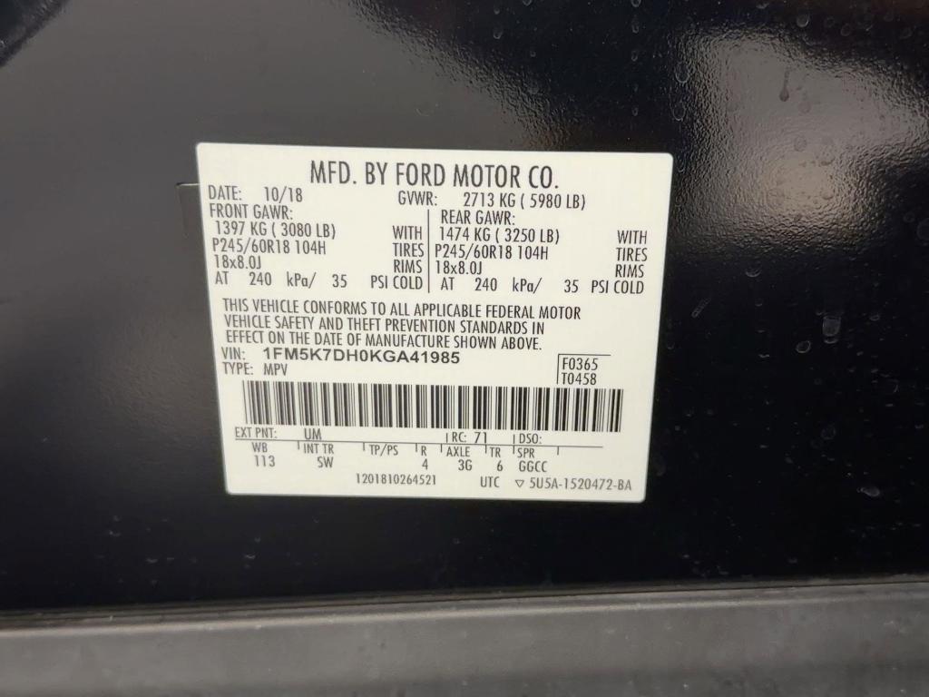 used 2019 Ford Explorer car, priced at $16,999