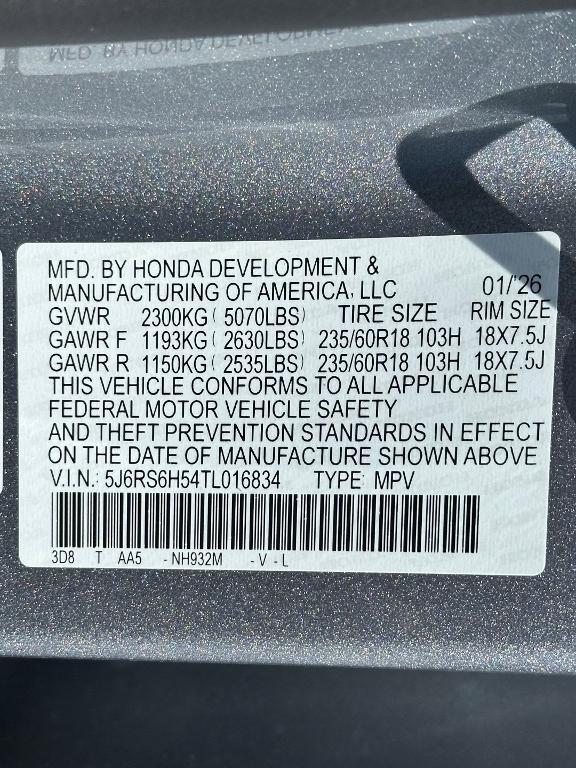 new 2026 Honda CR-V Hybrid car, priced at $37,189