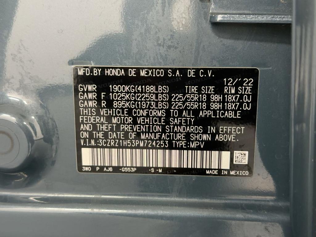 used 2023 Honda HR-V car, priced at $24,999