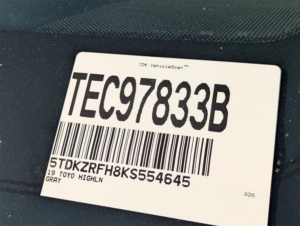 used 2019 Toyota Highlander car, priced at $20,990