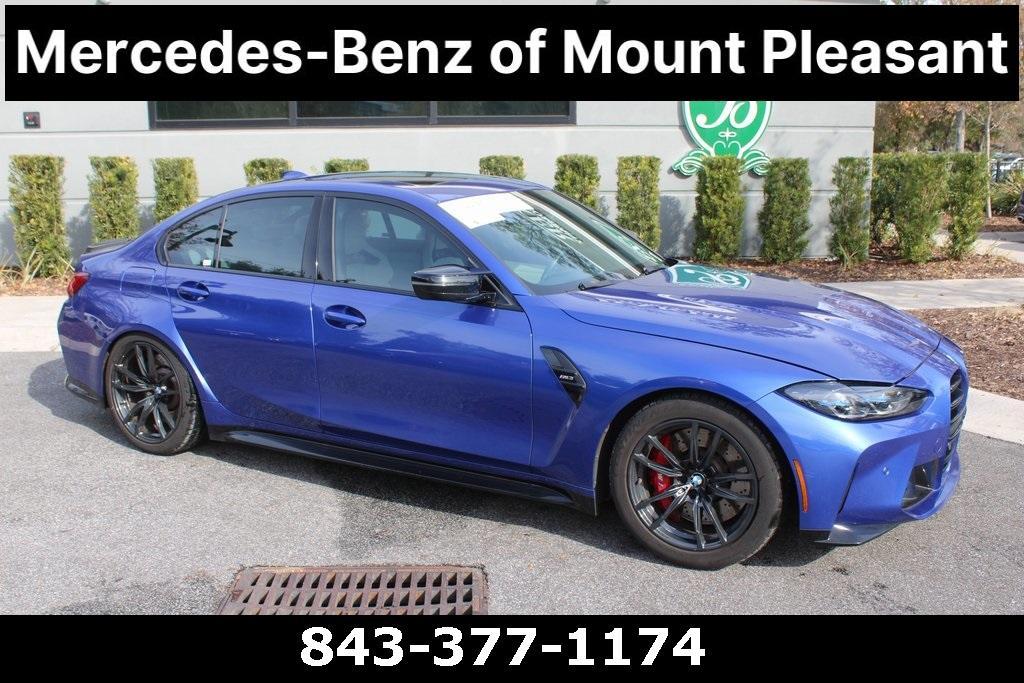 used 2022 BMW M3 car, priced at $66,588