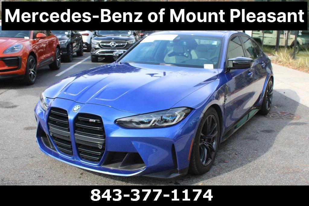 used 2022 BMW M3 car, priced at $66,588