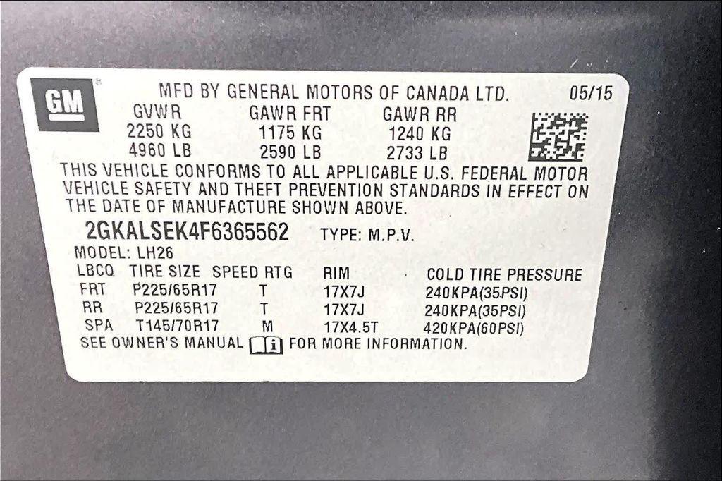 used 2015 GMC Terrain car, priced at $8,200