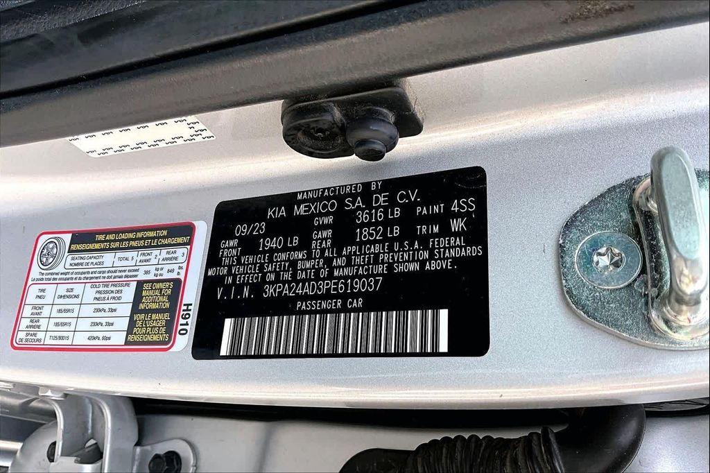 used 2023 Kia Rio car, priced at $12,284