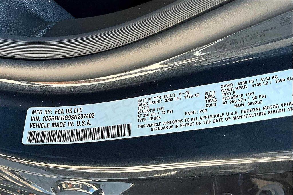 new 2025 Ram 1500 car, priced at $39,549