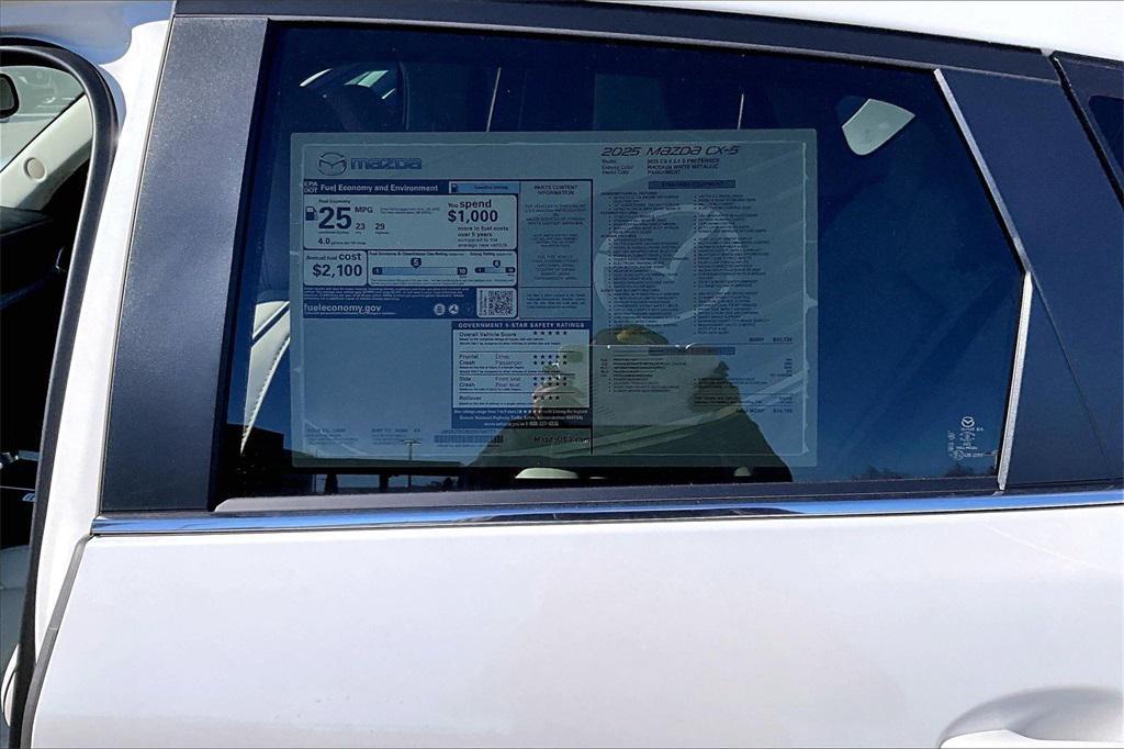 new 2025 Mazda CX-5 car, priced at $30,758