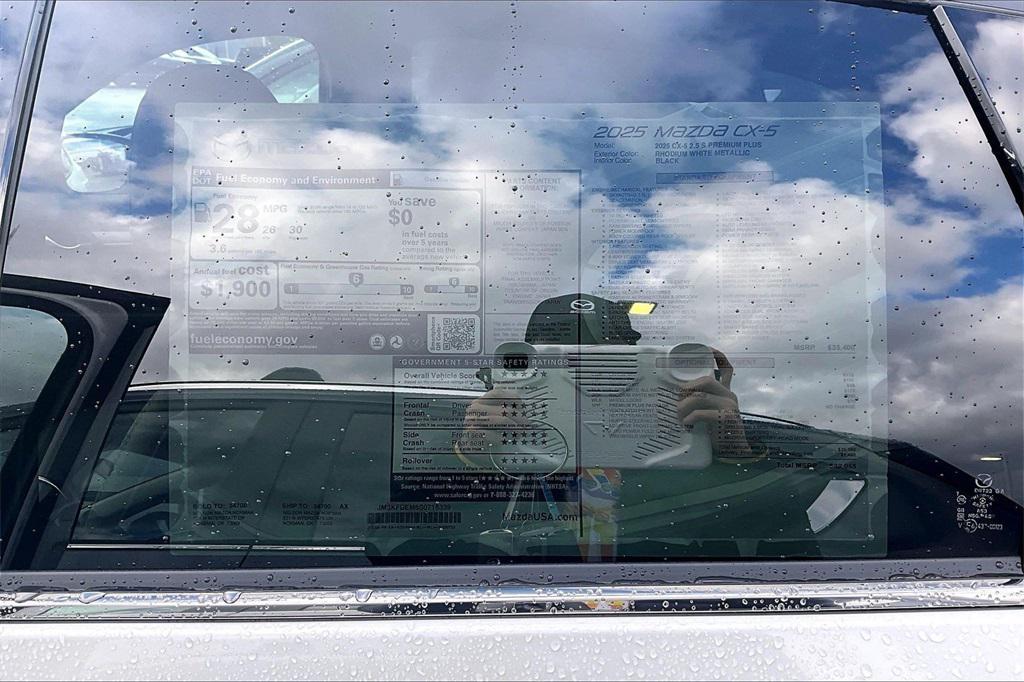 new 2025 Mazda CX-5 car, priced at $34,492