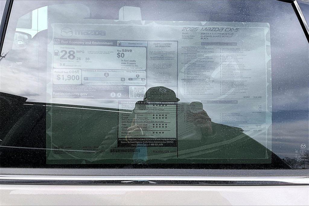 new 2025 Mazda CX-5 car, priced at $34,107