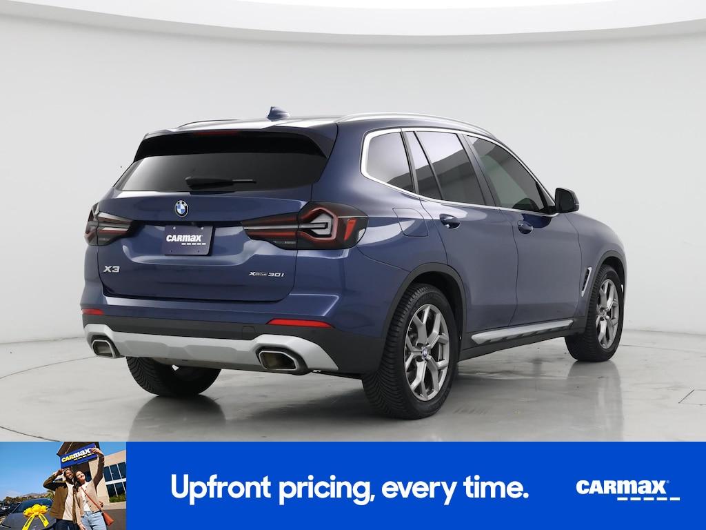 used 2022 BMW X3 car, priced at $27,998