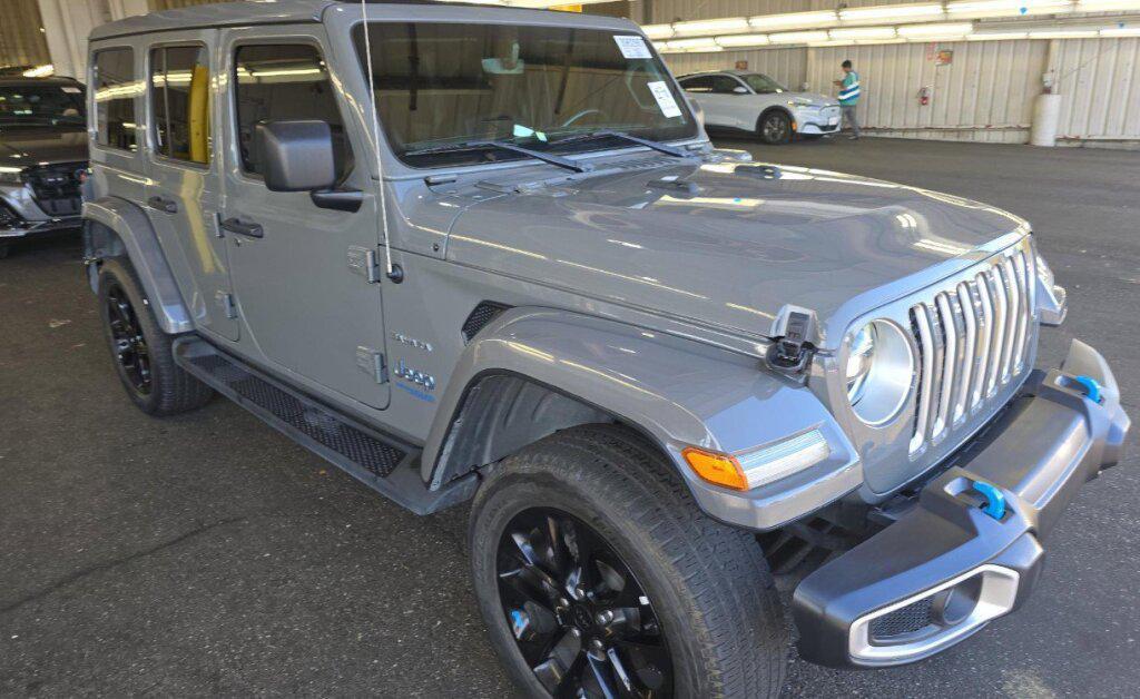 used 2022 Jeep Wrangler Unlimited 4xe car, priced at $25,988