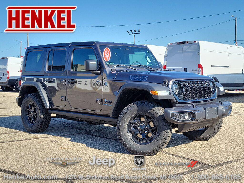 used 2025 Jeep Wrangler 4xe car, priced at $31,886