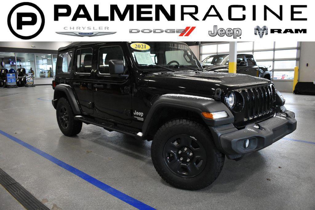 used 2021 Jeep Wrangler Unlimited car, priced at $25,441