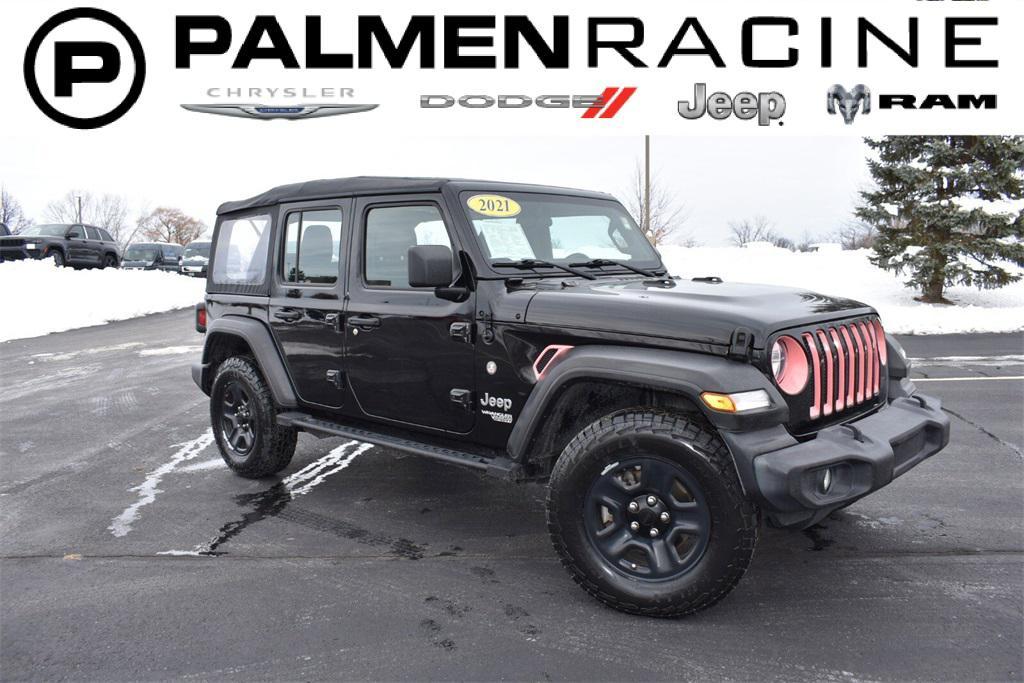 used 2021 Jeep Wrangler Unlimited car, priced at $25,997