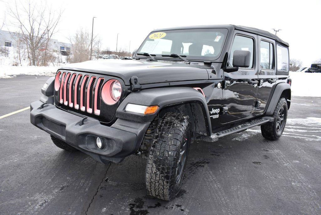 used 2021 Jeep Wrangler Unlimited car, priced at $24,491