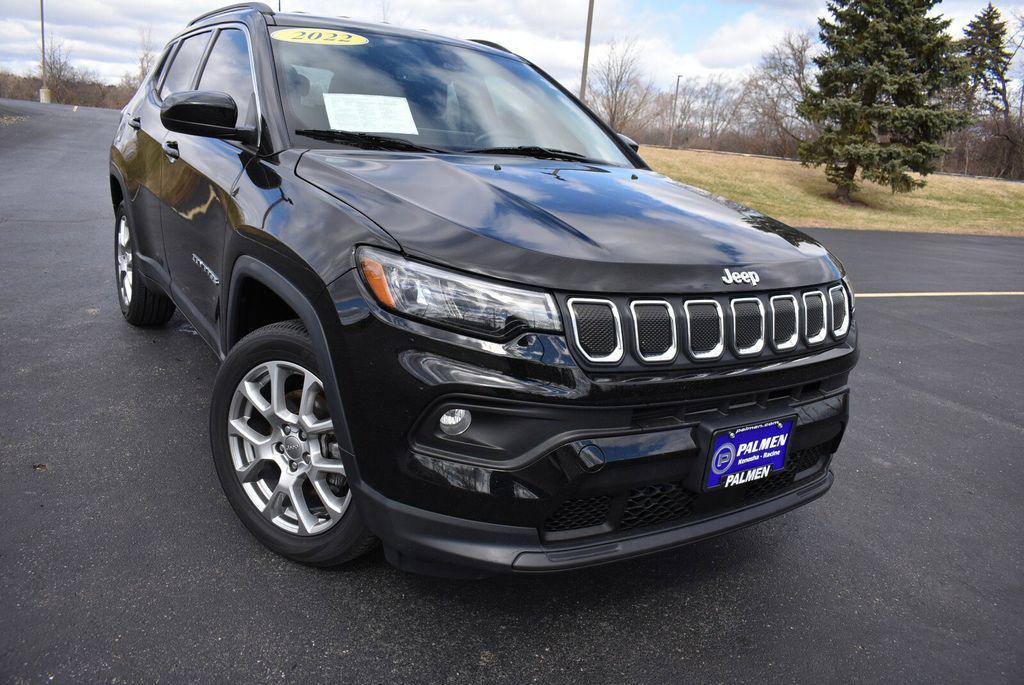 used 2022 Jeep Compass car, priced at $22,471