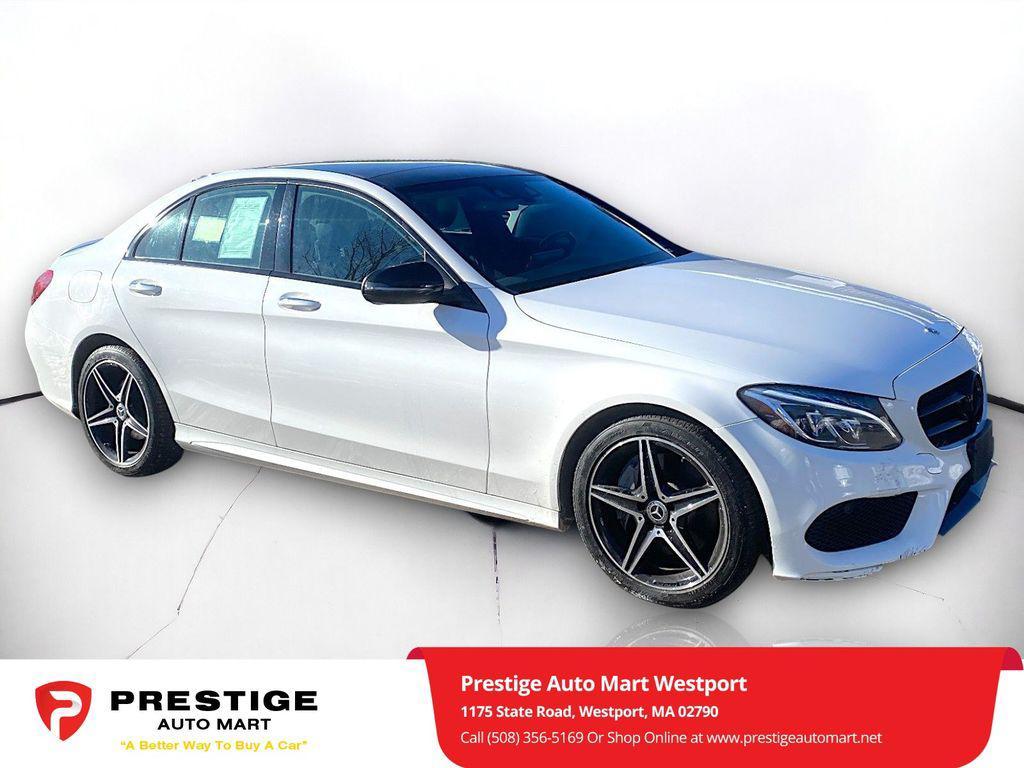 used 2018 Mercedes-Benz C-Class car, priced at $17,988