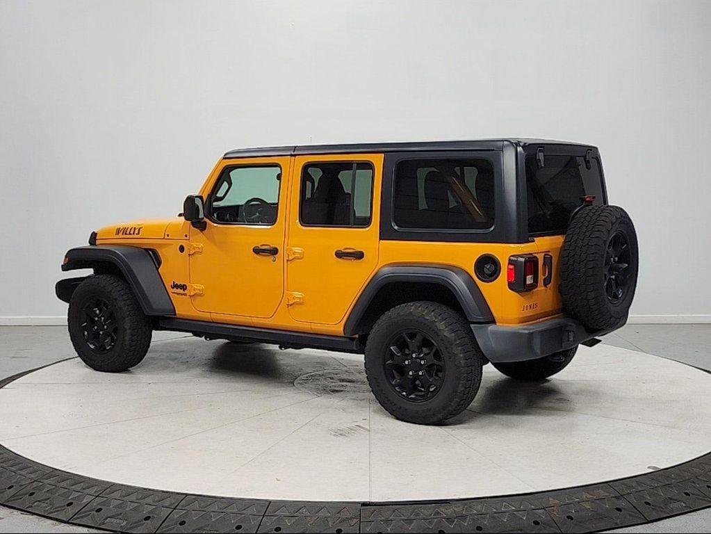 used 2021 Jeep Wrangler car, priced at $27,654