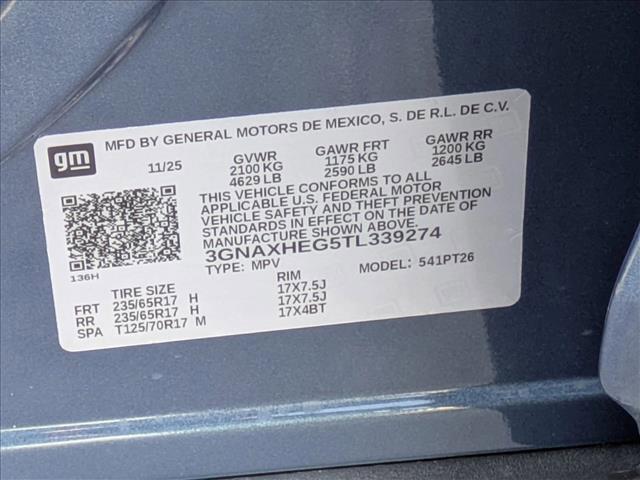 new 2026 Chevrolet Equinox car, priced at $28,915