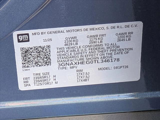 new 2026 Chevrolet Equinox car, priced at $27,765