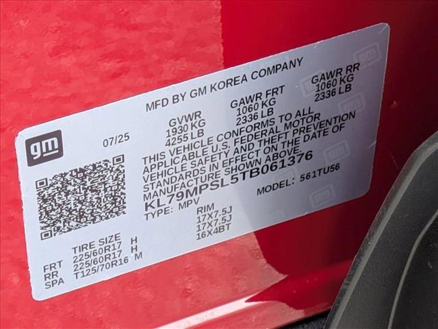 new 2026 Chevrolet TrailBlazer car, priced at $24,611