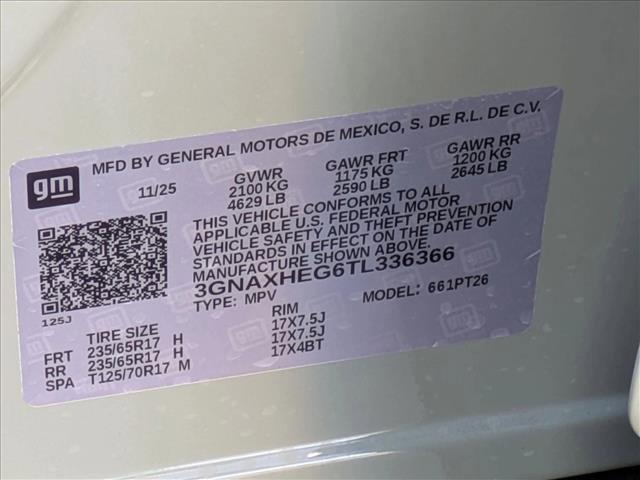 new 2026 Chevrolet Equinox car, priced at $30,255