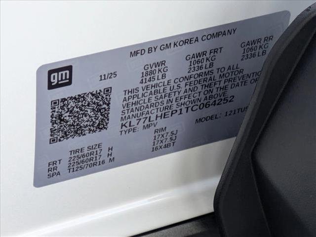 new 2026 Chevrolet Trax car, priced at $24,839