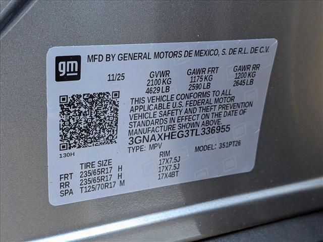 new 2026 Chevrolet Equinox car, priced at $30,255