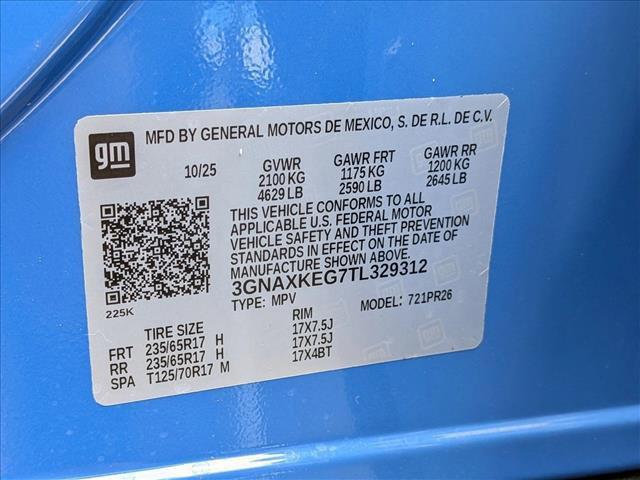 new 2026 Chevrolet Equinox car, priced at $30,895