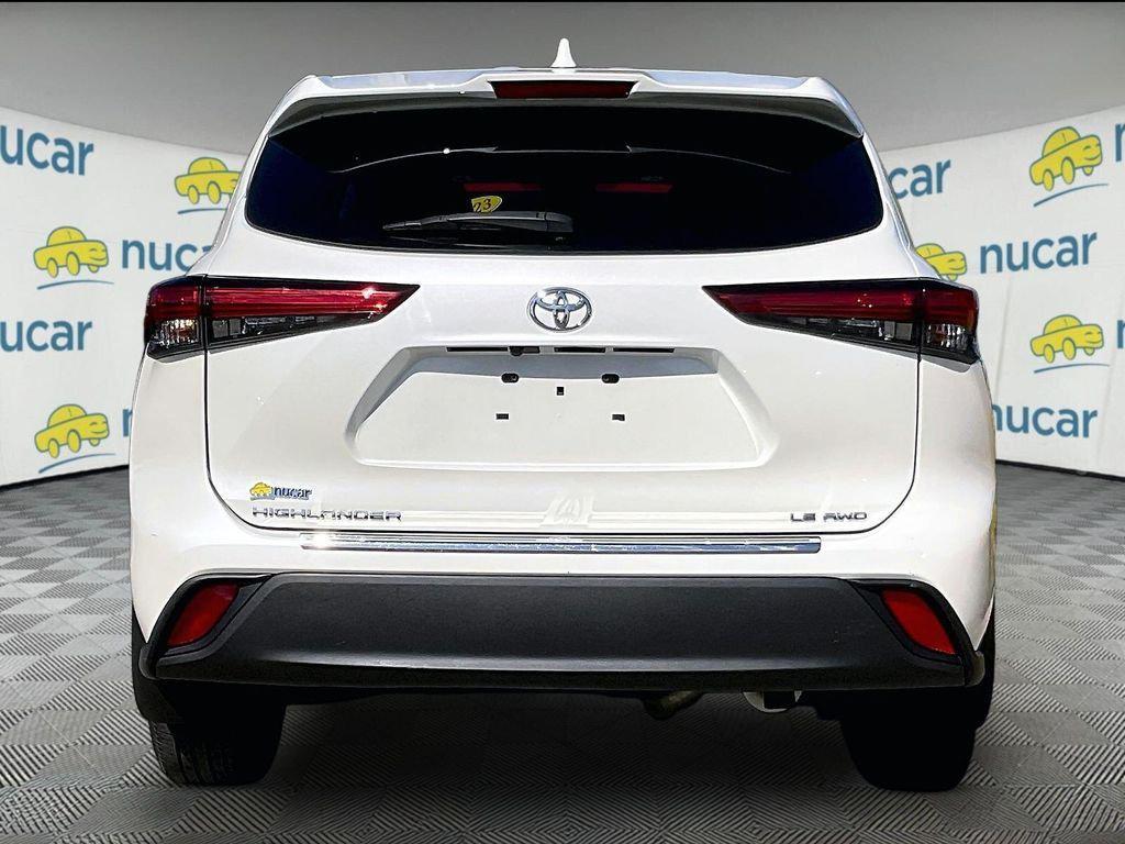 used 2021 Toyota Highlander car, priced at $29,428