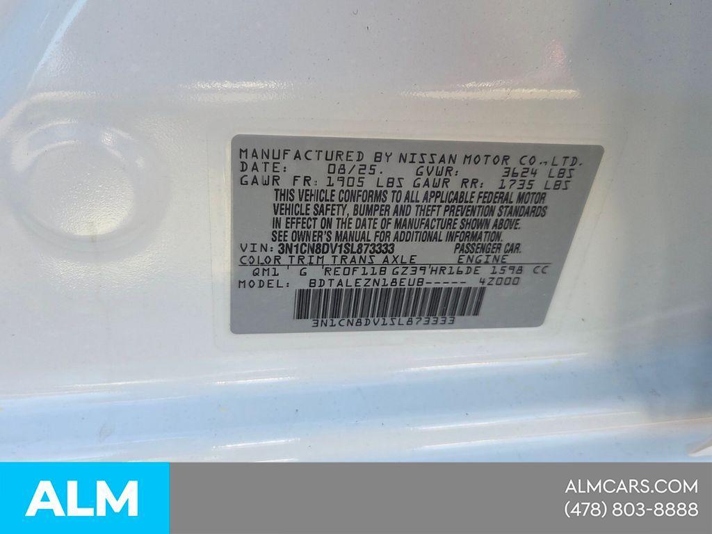 used 2025 Nissan Versa car, priced at $18,420