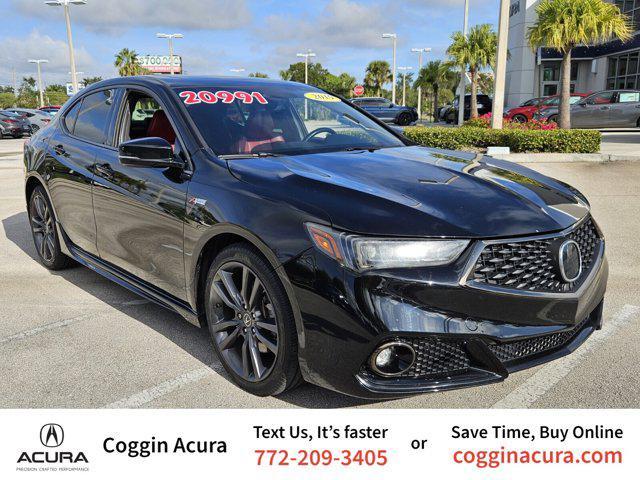 used 2019 Acura TLX car, priced at $18,409