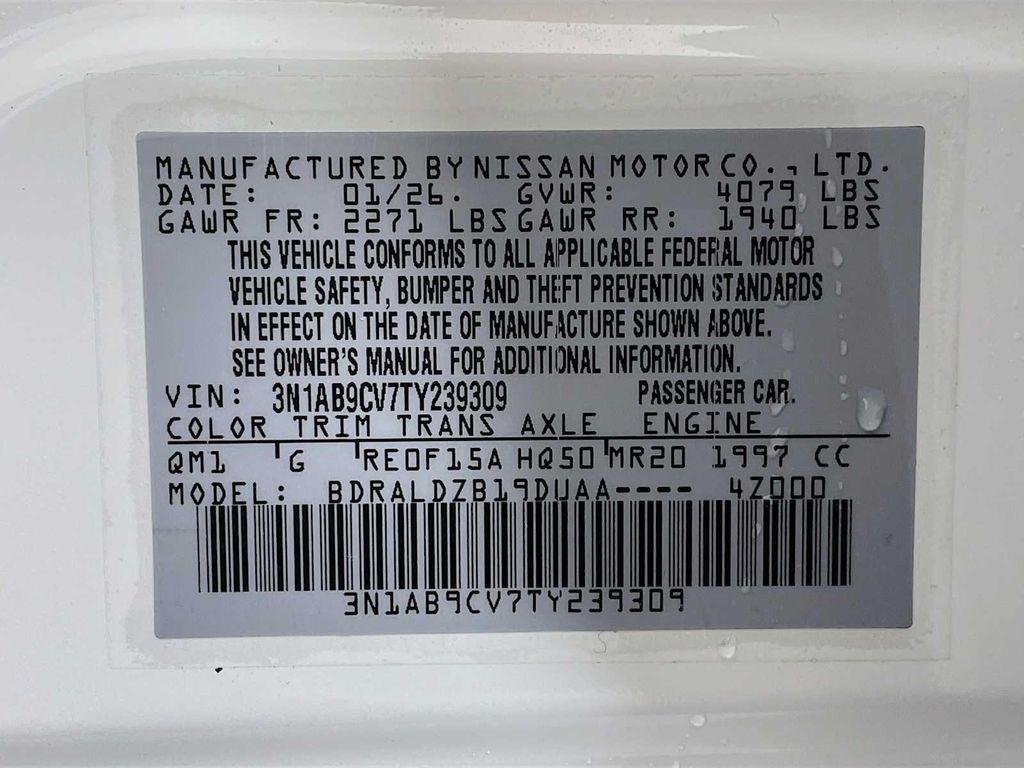 new 2026 Nissan Sentra car, priced at $24,797