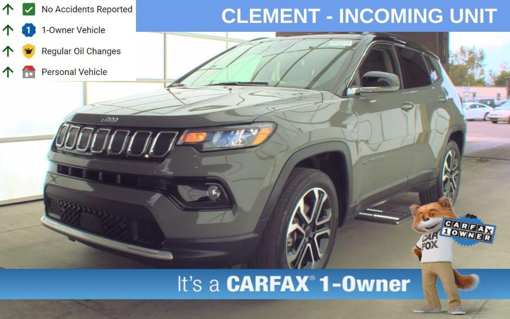 used 2022 Jeep Compass car, priced at $23,400