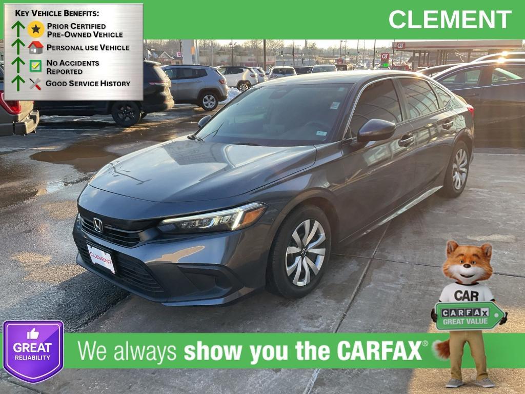 used 2022 Honda Civic car, priced at $20,200