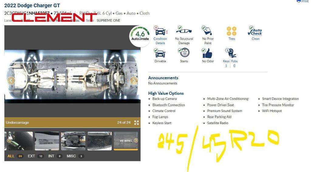 used 2022 Dodge Charger car, priced at $24,900