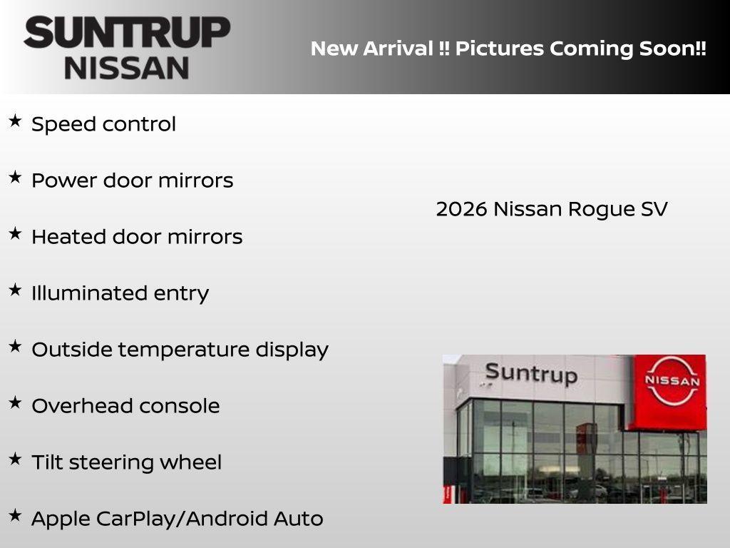 new 2026 Nissan Rogue car, priced at $30,850