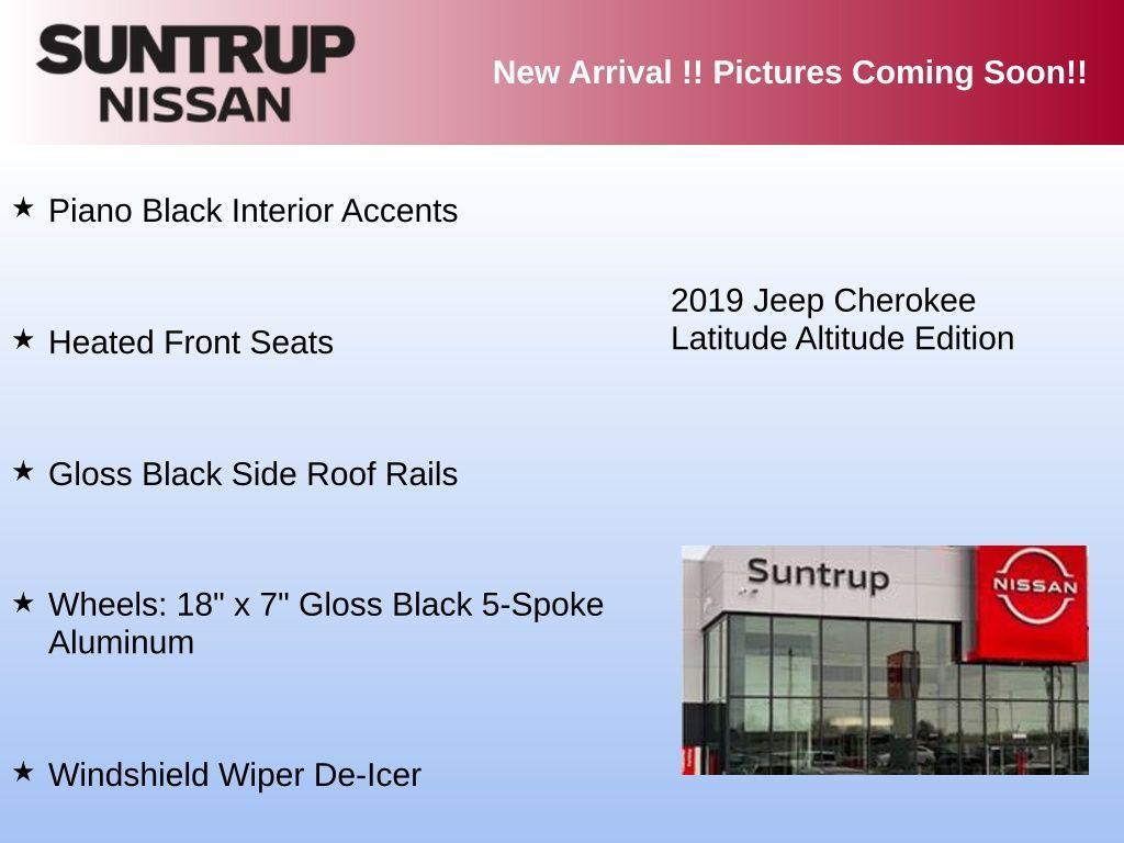 used 2019 Jeep Cherokee car, priced at $15,555