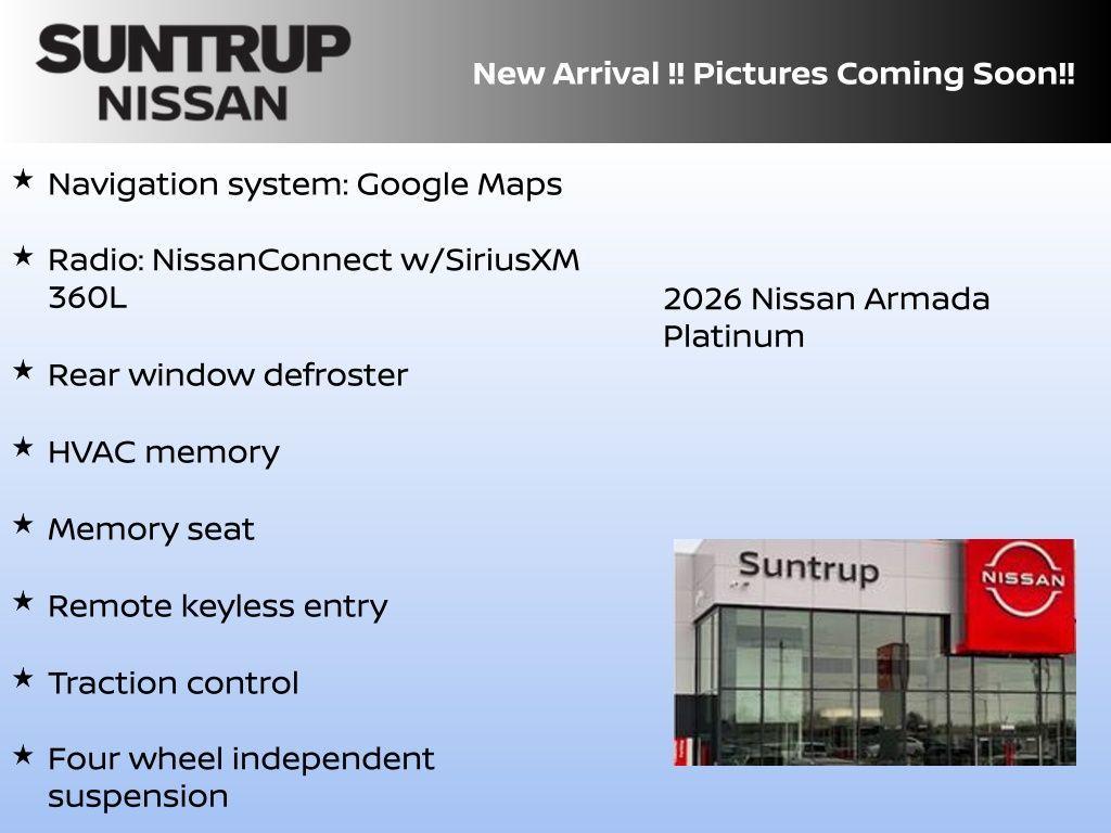 new 2026 Nissan Armada car, priced at $73,647