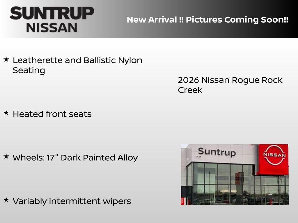 new 2026 Nissan Rogue car, priced at $34,395