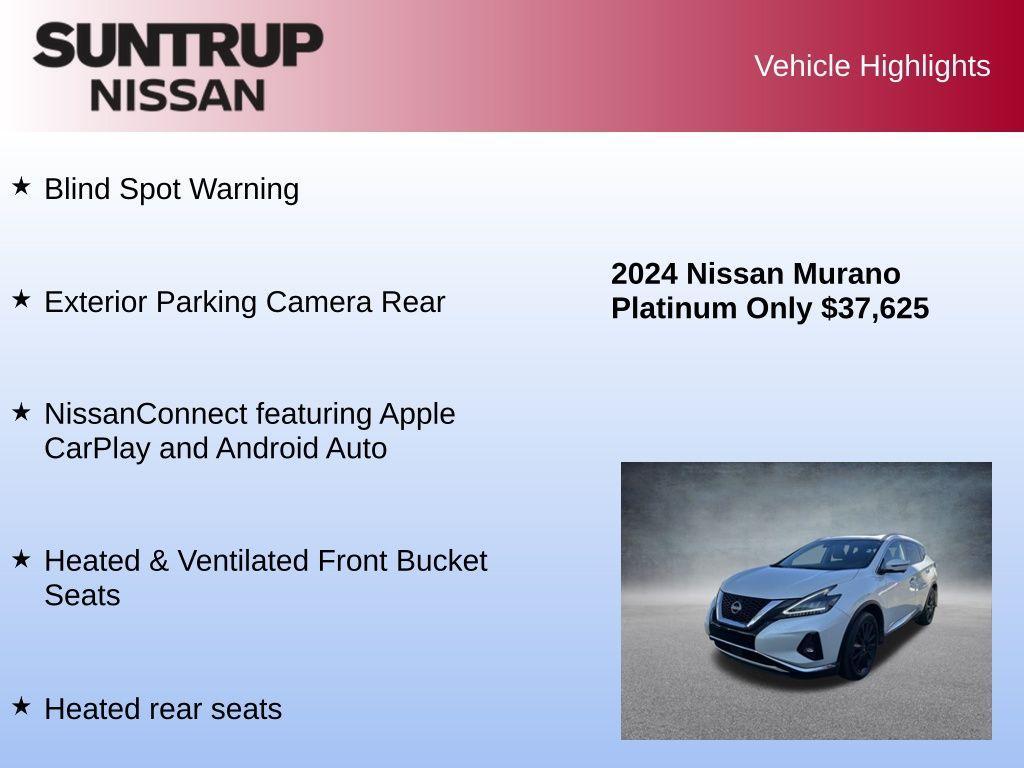used 2024 Nissan Murano car, priced at $37,625