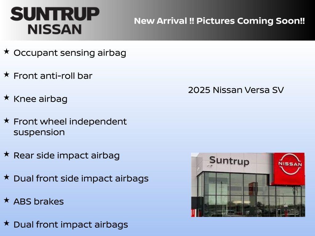 new 2025 Nissan Versa car, priced at $18,234