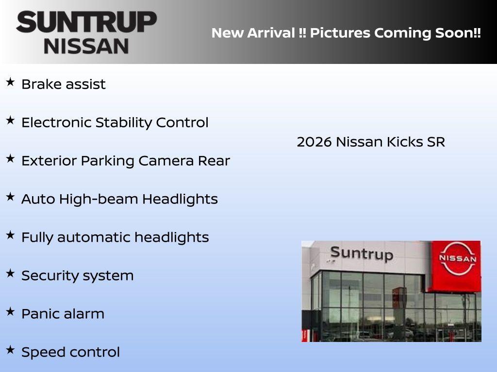 used 2026 Nissan Kicks car, priced at $26,771