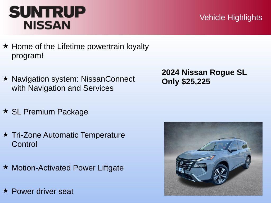 used 2024 Nissan Rogue car, priced at $25,225