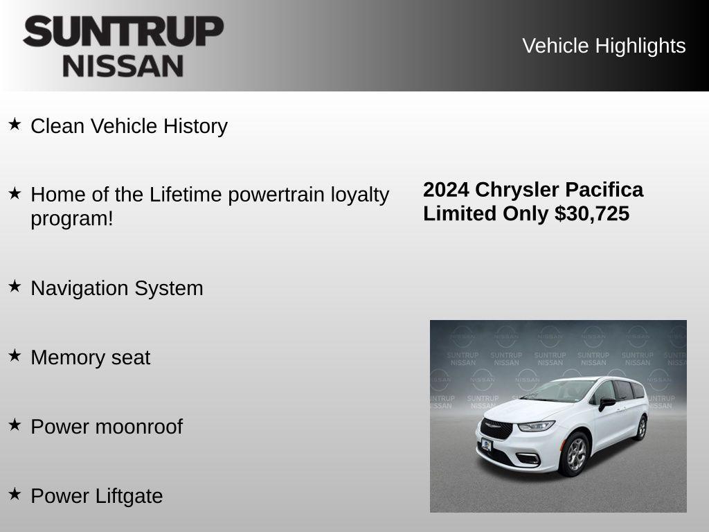 used 2024 Chrysler Pacifica car, priced at $30,985