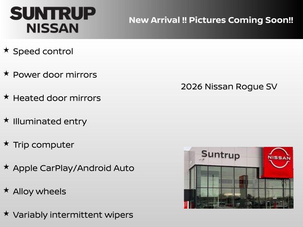 new 2026 Nissan Rogue car, priced at $31,055