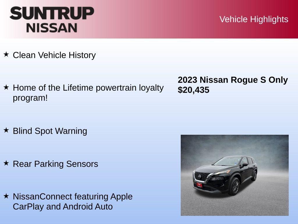 used 2023 Nissan Rogue car, priced at $20,435