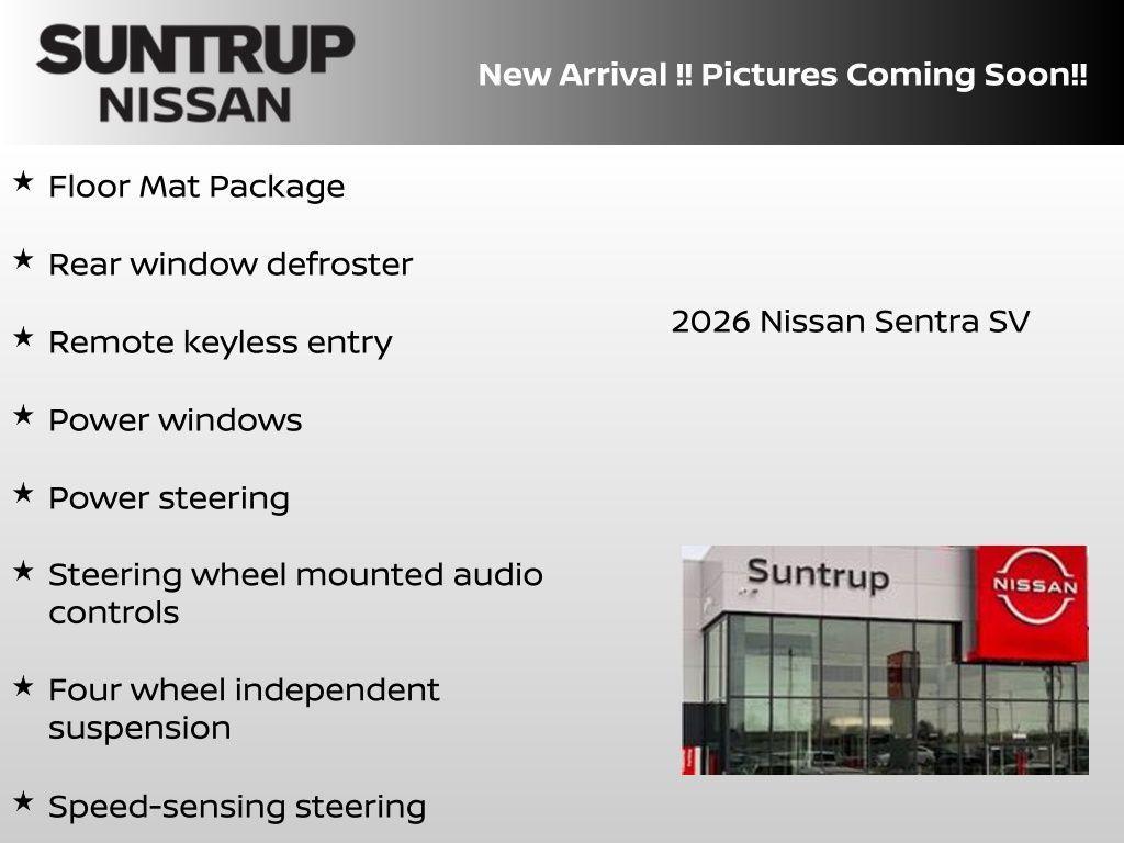 new 2026 Nissan Sentra car, priced at $22,925