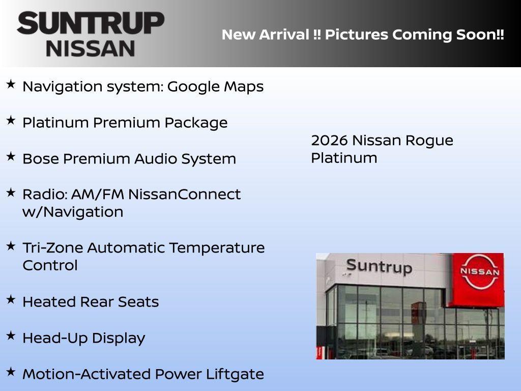 new 2026 Nissan Rogue car, priced at $37,366
