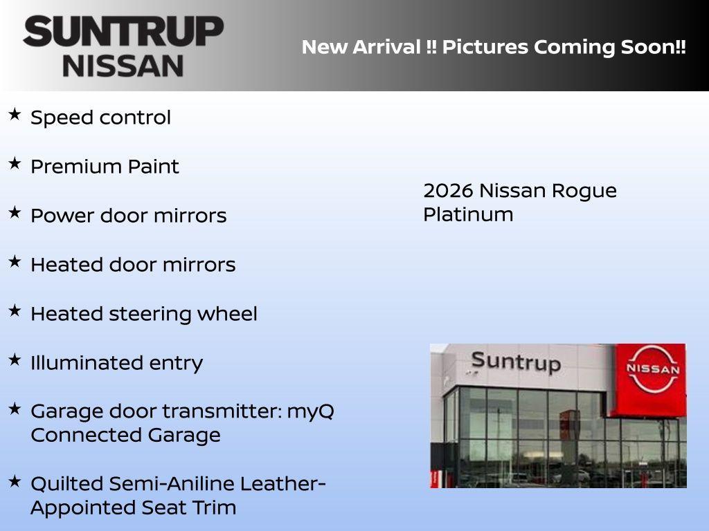 new 2026 Nissan Rogue car, priced at $37,366